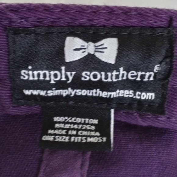 Simply Southern “Living the Scrub Life” Nurse Hat – Purple Baseball Cap | Y2K - Picture 10 of 10